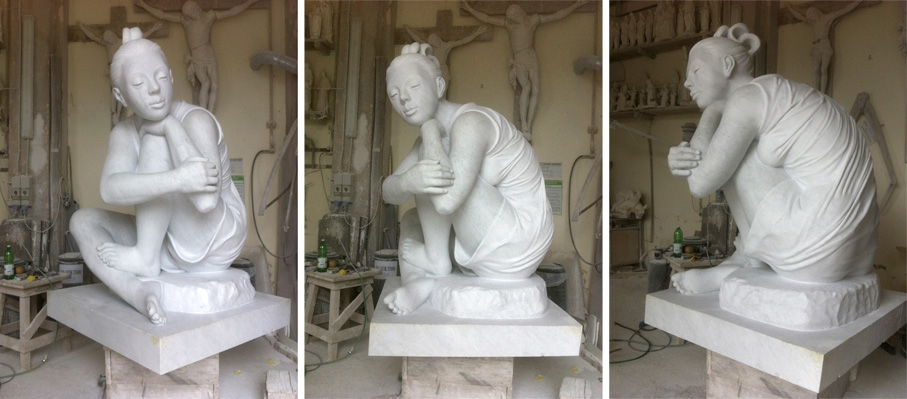 maria-gamundi-almost-finished-selene-pietrasanta-sculpture-2013